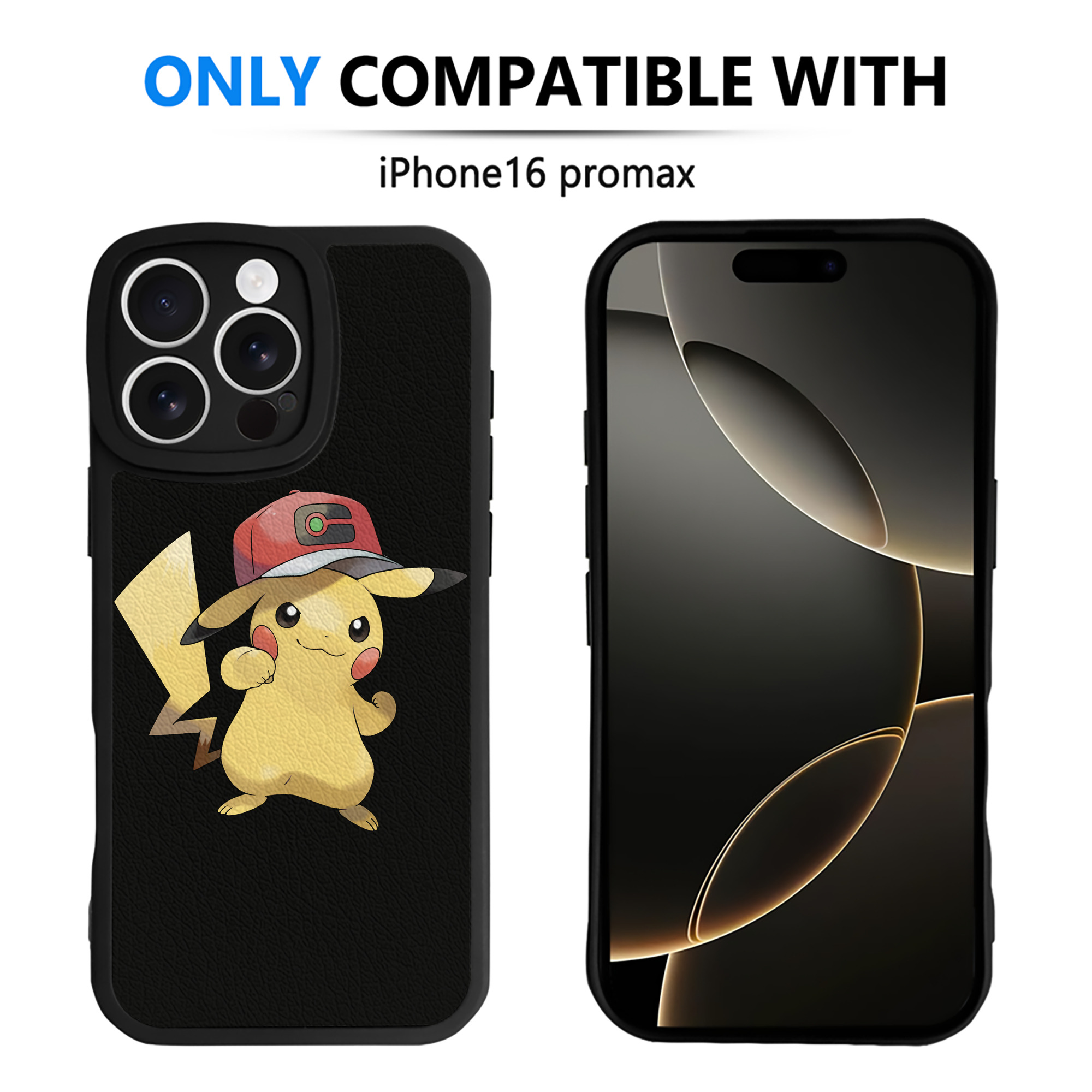（画像用） ポケットモンスター Pokémon 【iPhone 16シリーズ対応】シリコンスマホケース（レザー調） 材質：シリコン